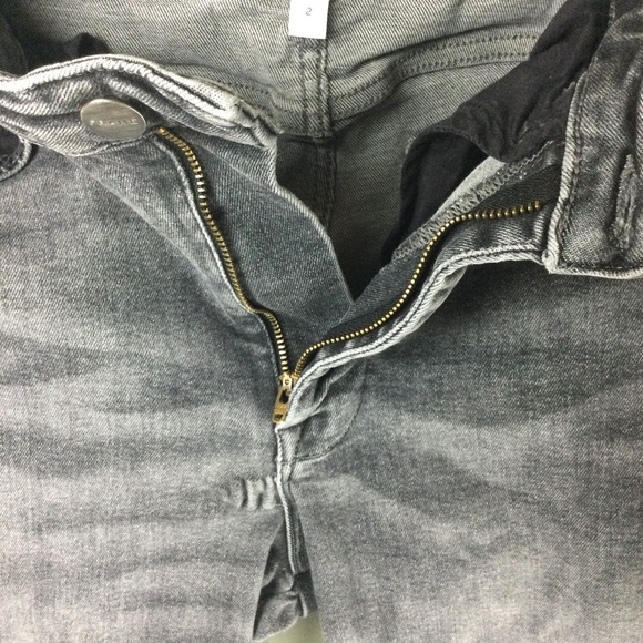 Frame Le One Skinny Crop High Rise Hughes Wash Stretch Jeans Size 2 (29-34) - Picture 9 of 13